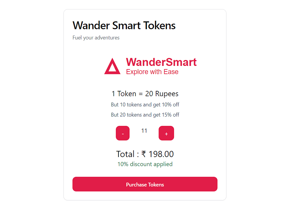 Dynamic Pricing and Discounts: Developing a Token Purchase Interface in React
